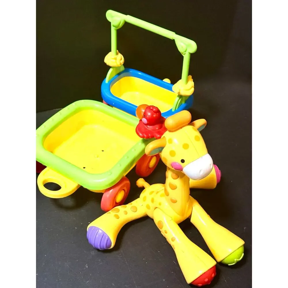 Fisher-Price Amazing Animals Sing & Go Choo-Choo toy train set giraffe figure